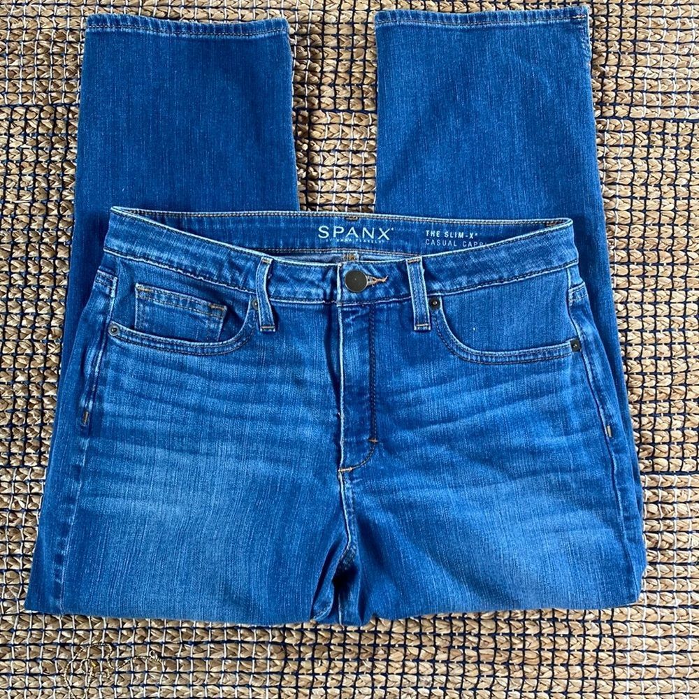 Spanx Slim X Casual Capri Jeans Size 29